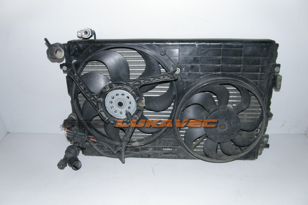 VW POLO VENTILATOR HLADNJAKA 1.6 TDI 6Q0820411B 6Q0121253L 2010.